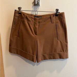 INC International Concepts Brown Cuffed Bermuda Shorts